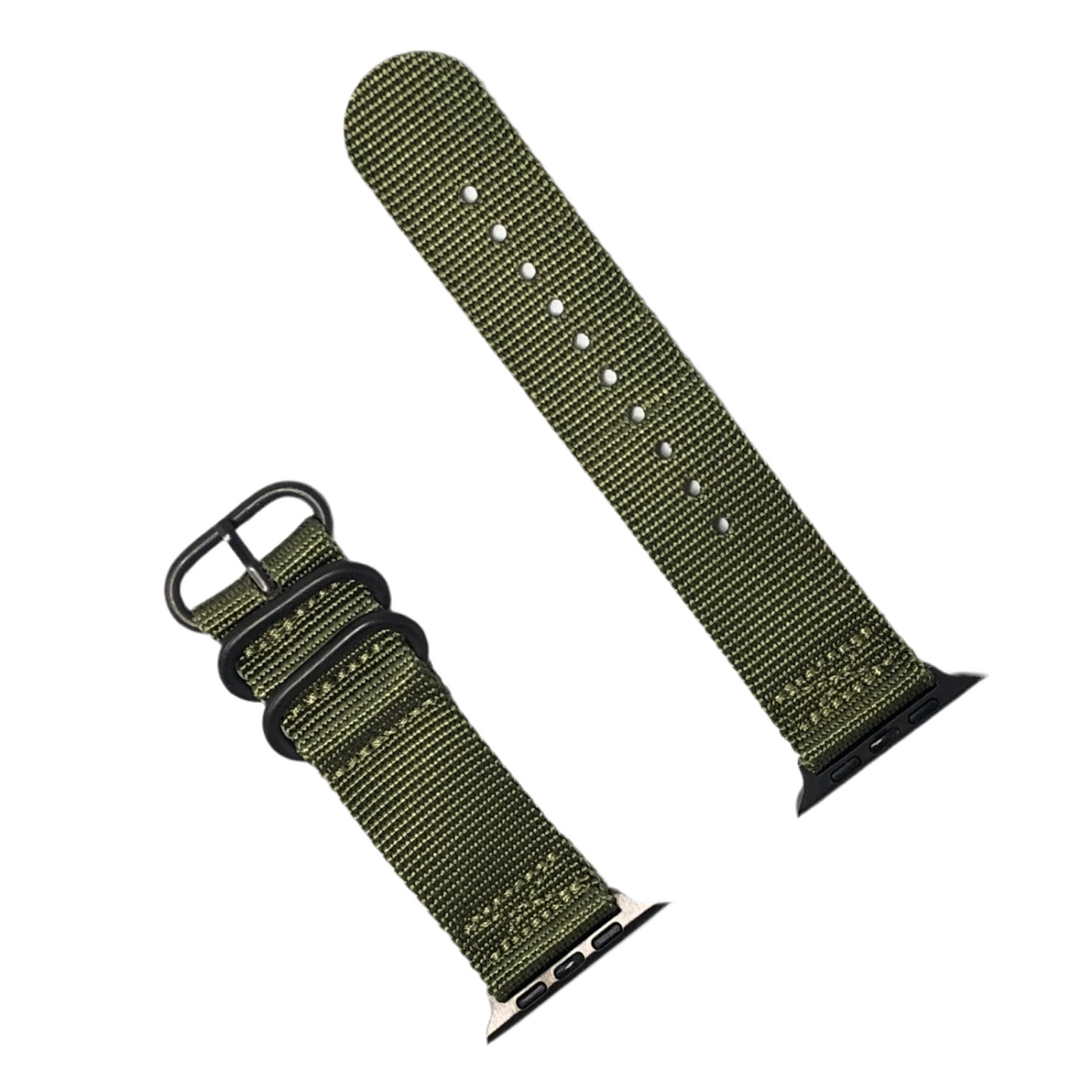 Nylon Apple Watch Strap - Army Green 尼龍蘋果錶帶 - 軍綠色