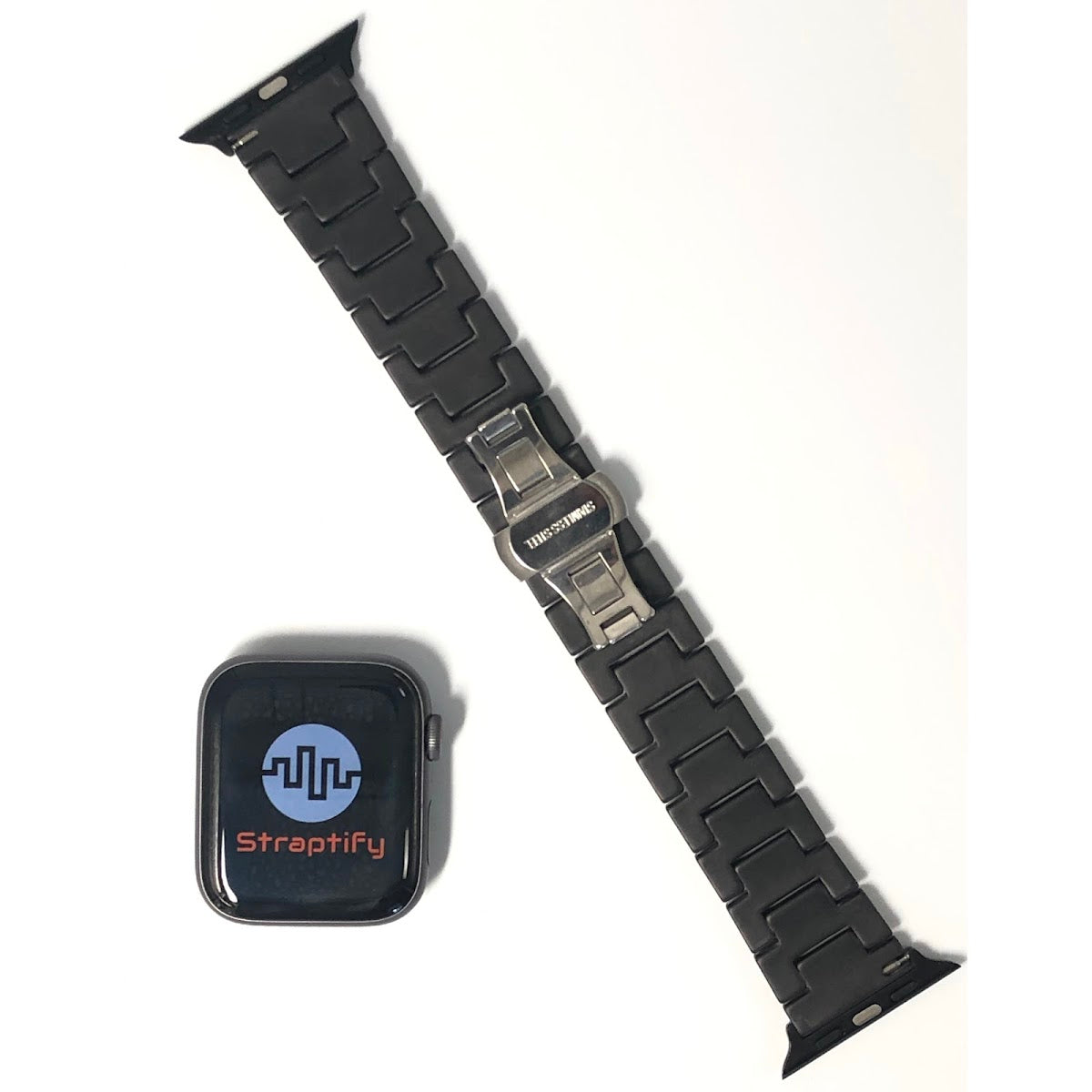 Matte Black Ceramic Strap 磨砂黑陶瓷錶帶
