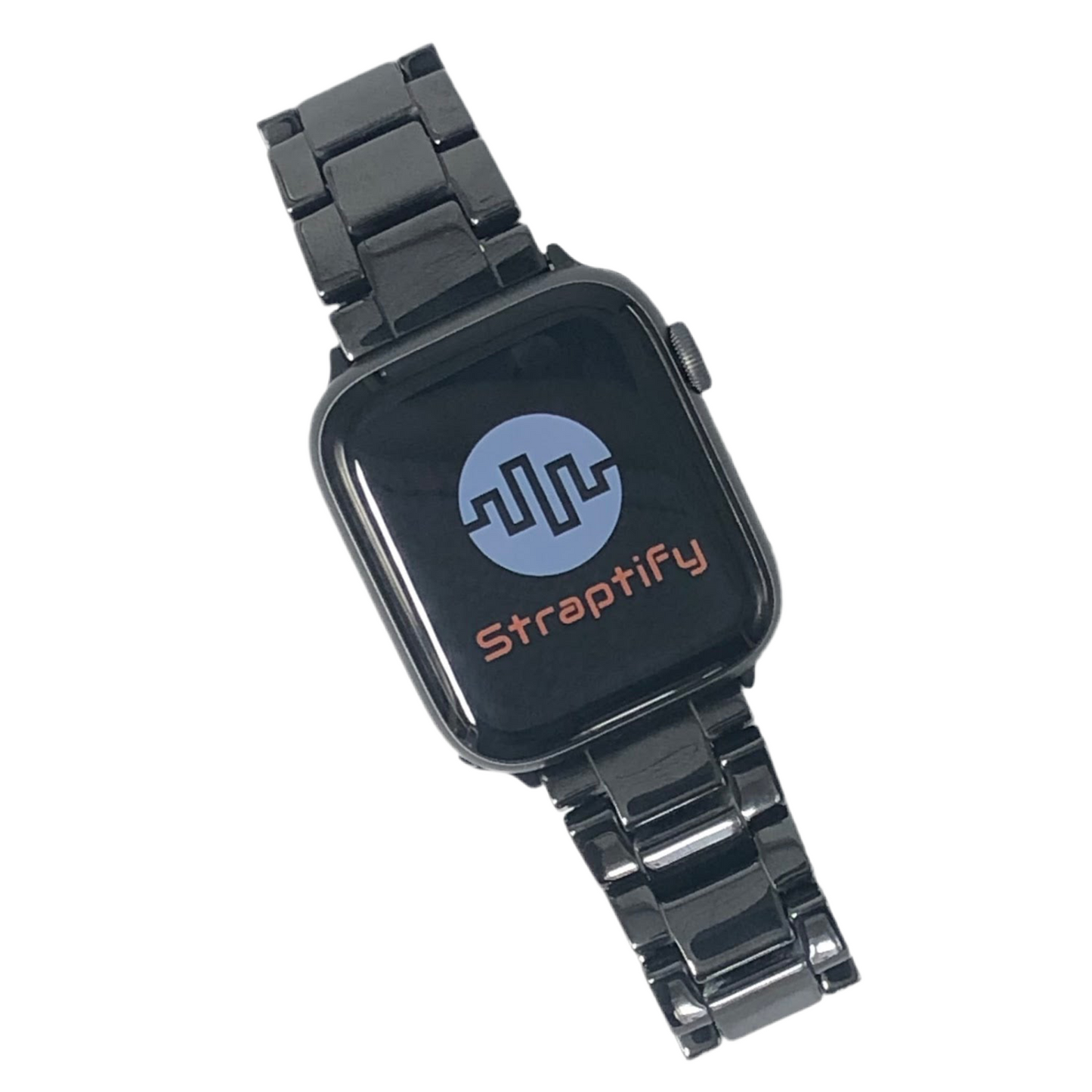 Bright Black Cermaic Strap
亮黑陶瓷錶帶