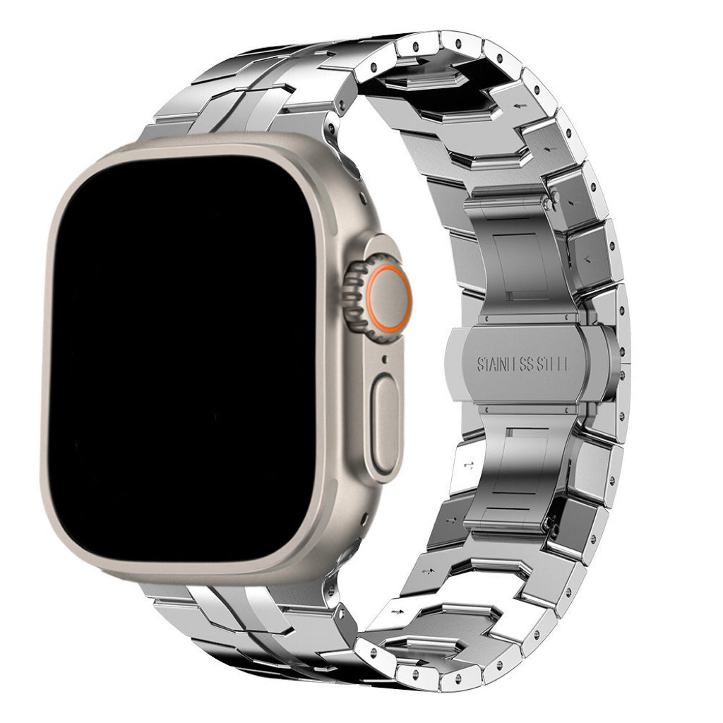 Apple Watch ultra stainless steel strap - silver 不鏽鋼錶帶 - 銀色