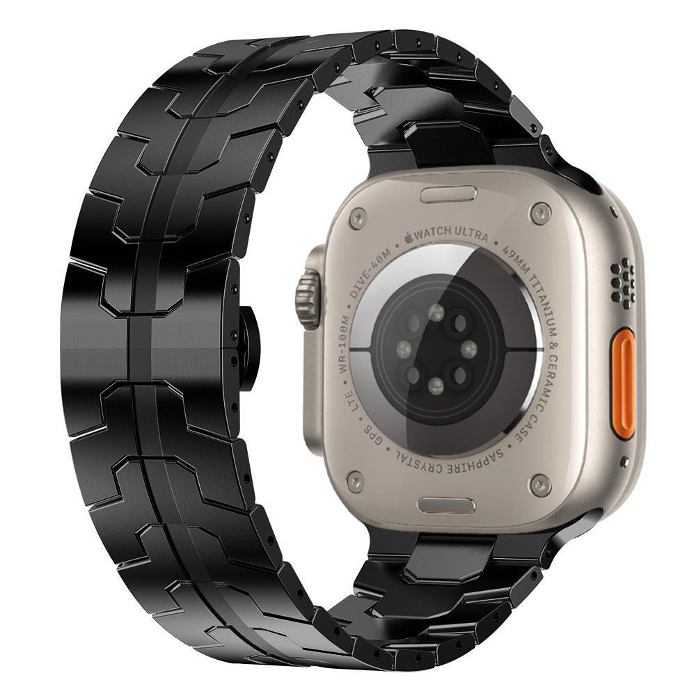 Apple Watch ultra stainless steel strap - Black 不鏽鋼錶帶 - 黑色