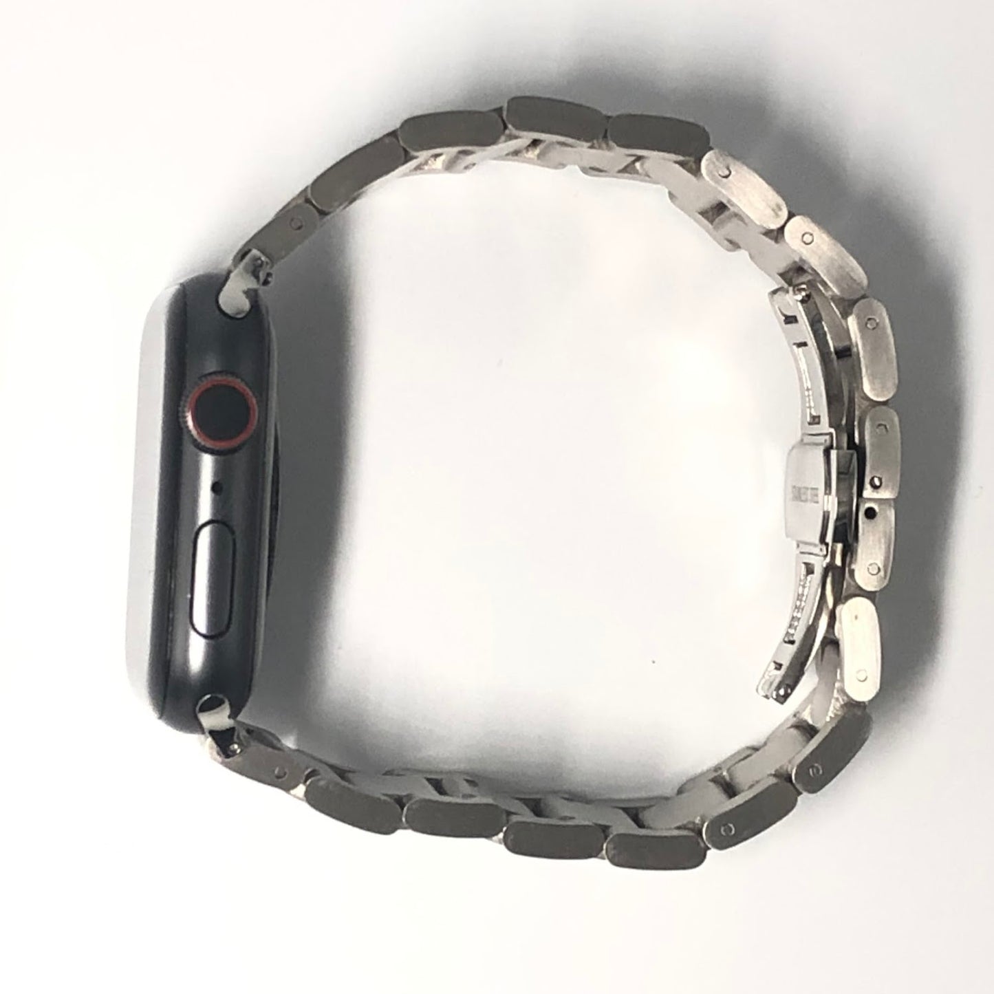 Matte Silver Solid Stainless Steel Strap 磨砂銀實心不銹鋼錶帶