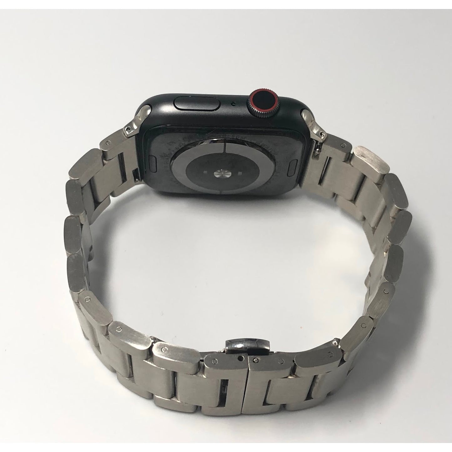Matte Silver Solid Stainless Steel Strap 磨砂銀實心不銹鋼錶帶