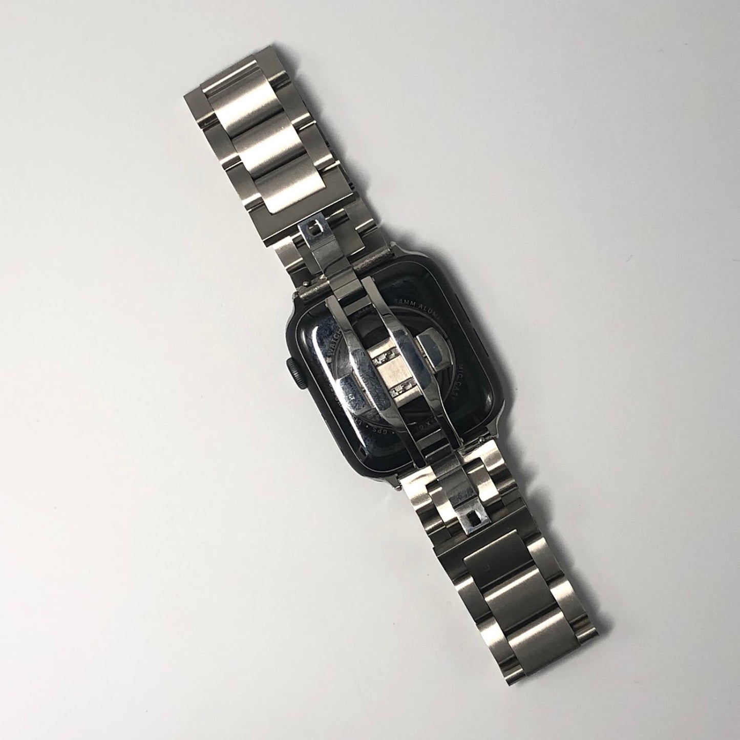 Matte Silver Solid Stainless Steel Strap 磨砂銀實心不銹鋼錶帶