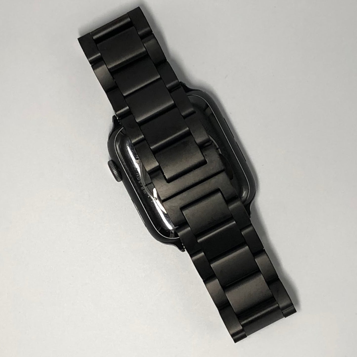 Matte Black Solid Stainless Steel Strap 磨砂黑實心不銹鋼錶帶