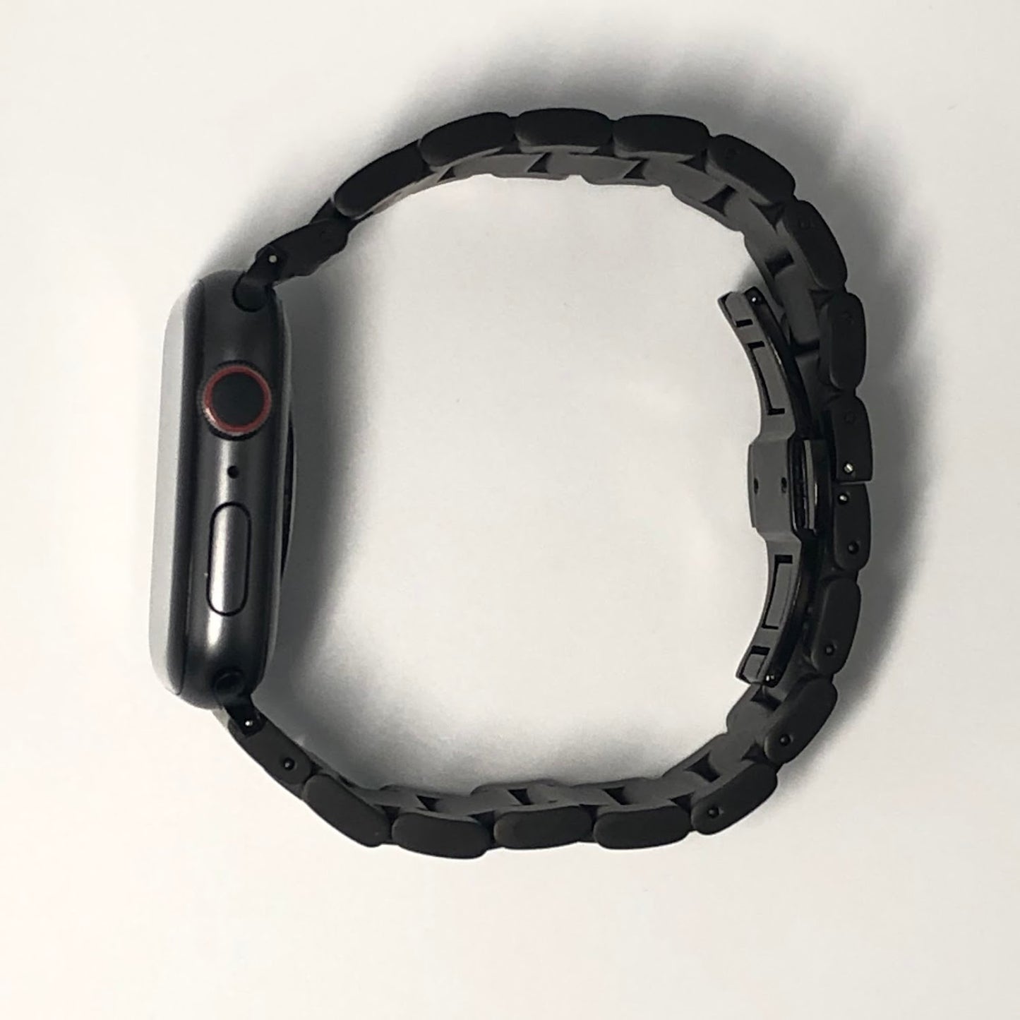Matte Black Solid Stainless Steel Strap 磨砂黑實心不銹鋼錶帶