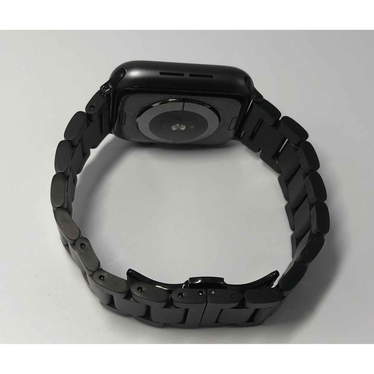 Matte Black Solid Stainless Steel Strap 磨砂黑實心不銹鋼錶帶