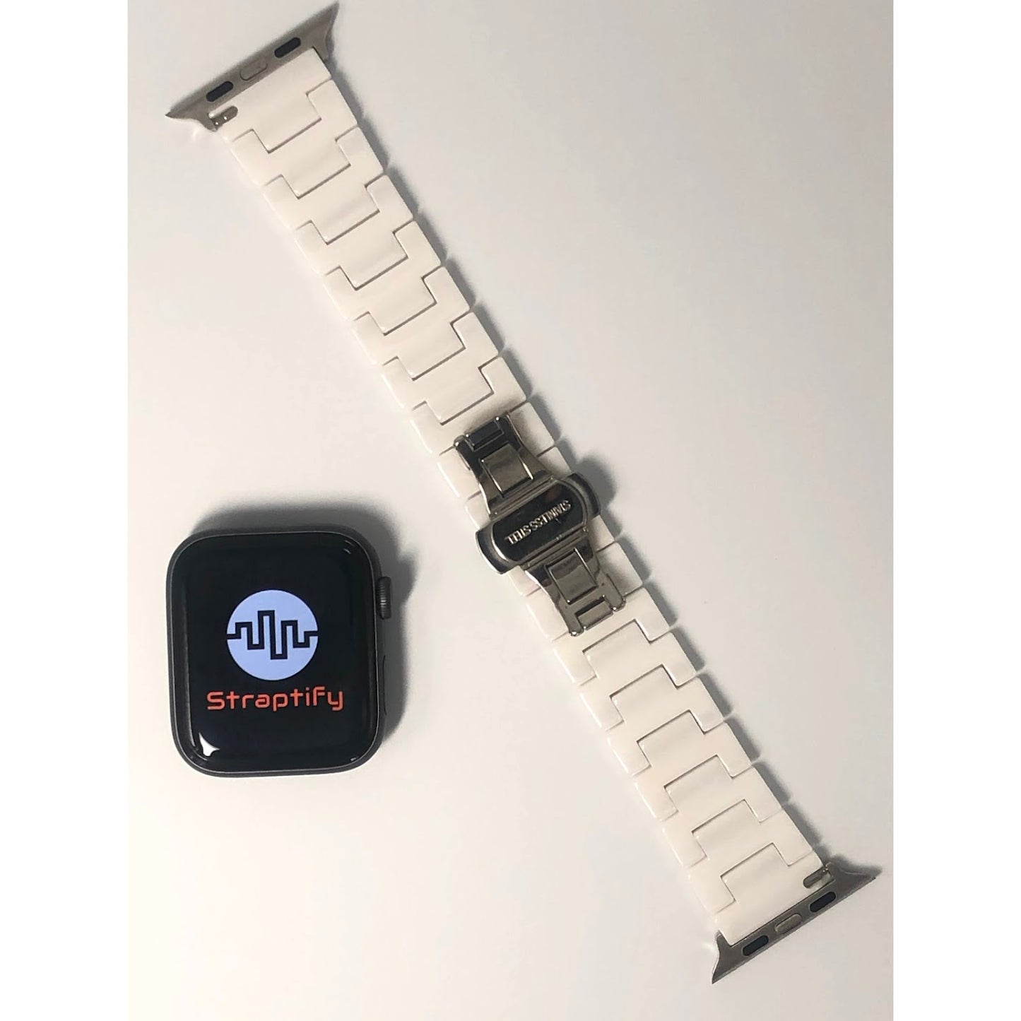 White Cermaic Strap 白色陶瓷錶帶
