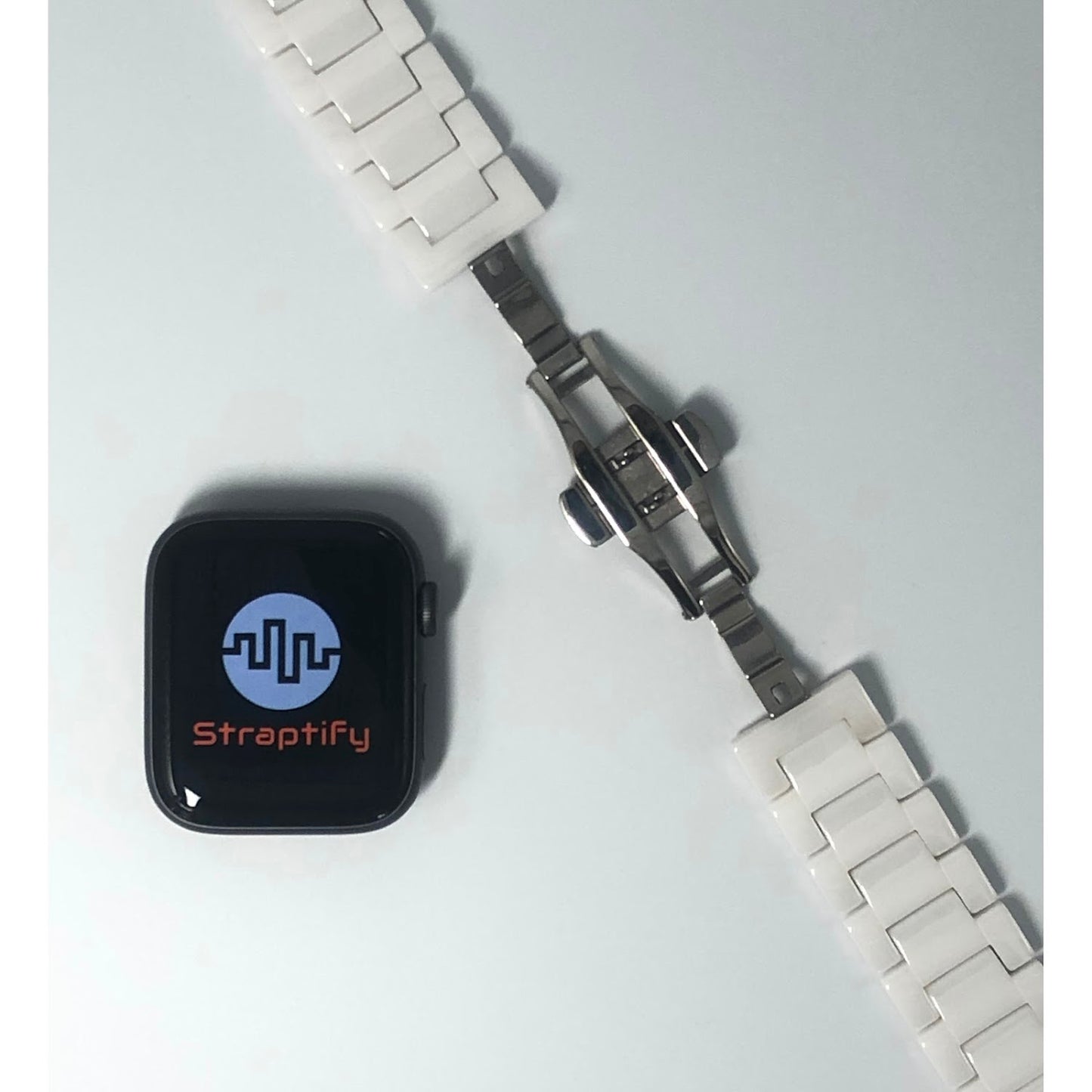 White Cermaic Strap 白色陶瓷錶帶