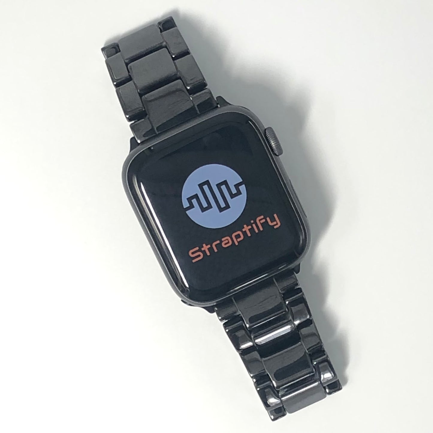 Bright Black Cermaic Strap
亮黑陶瓷錶帶