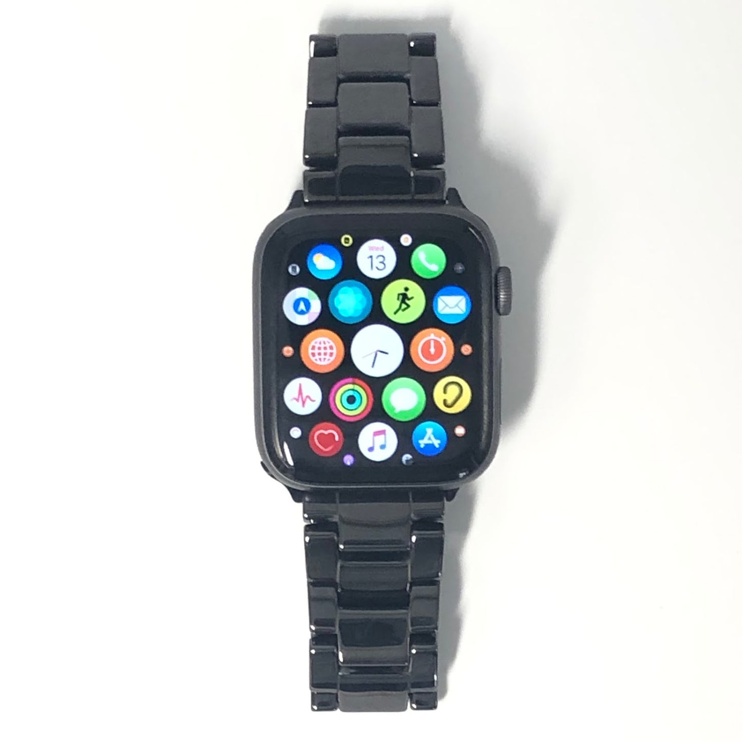 Bright Black Cermaic Strap
亮黑陶瓷錶帶