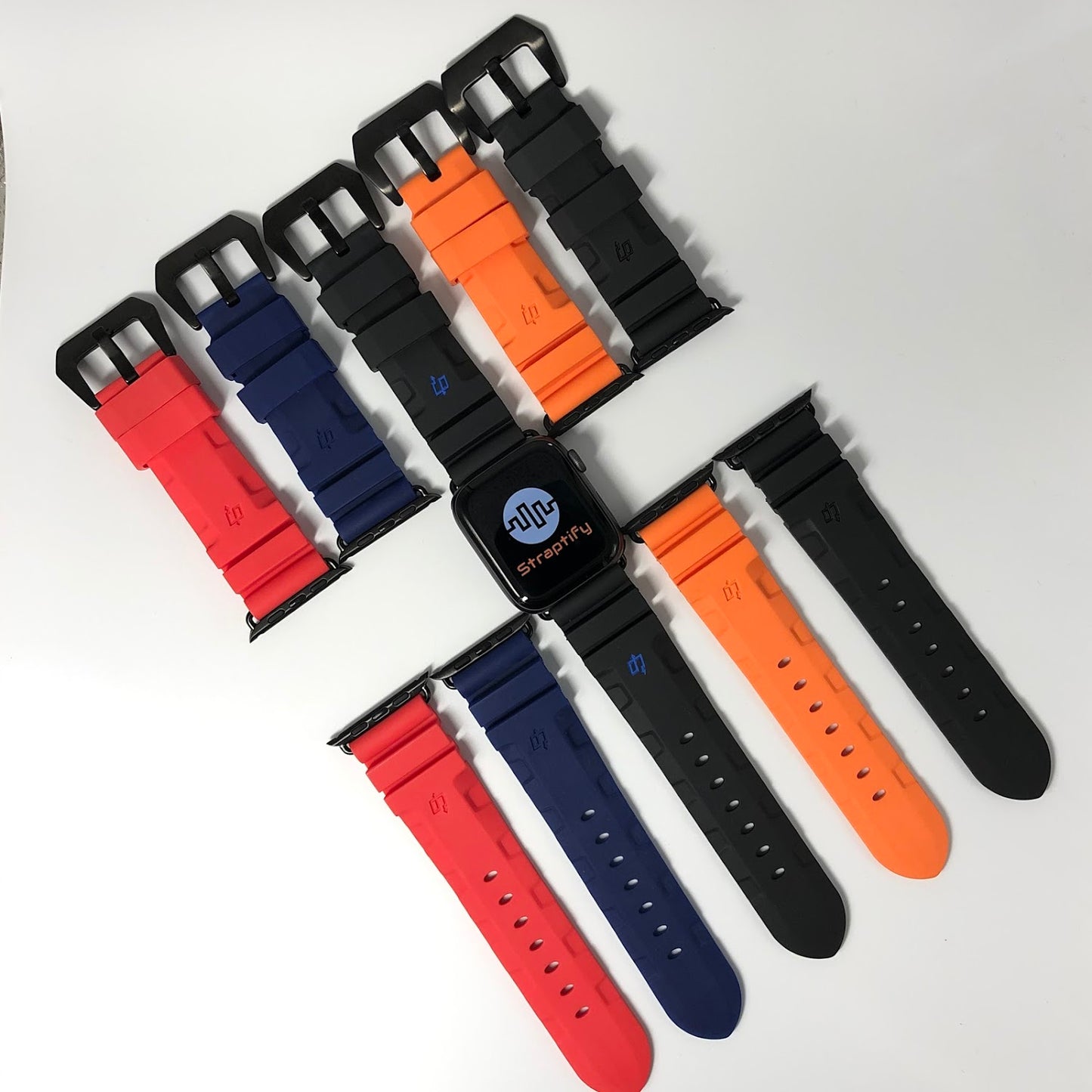 Diving Rubber Watchband - Blue 潛水橡膠錶帶-藍