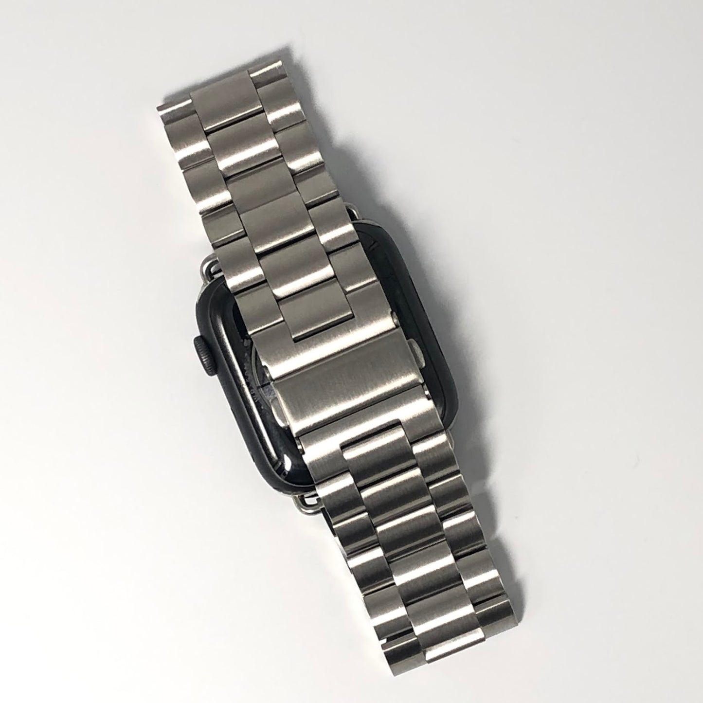 Three-beaded stainless steel strap - Silver 三珠不銹鋼錶帶 - 銀色