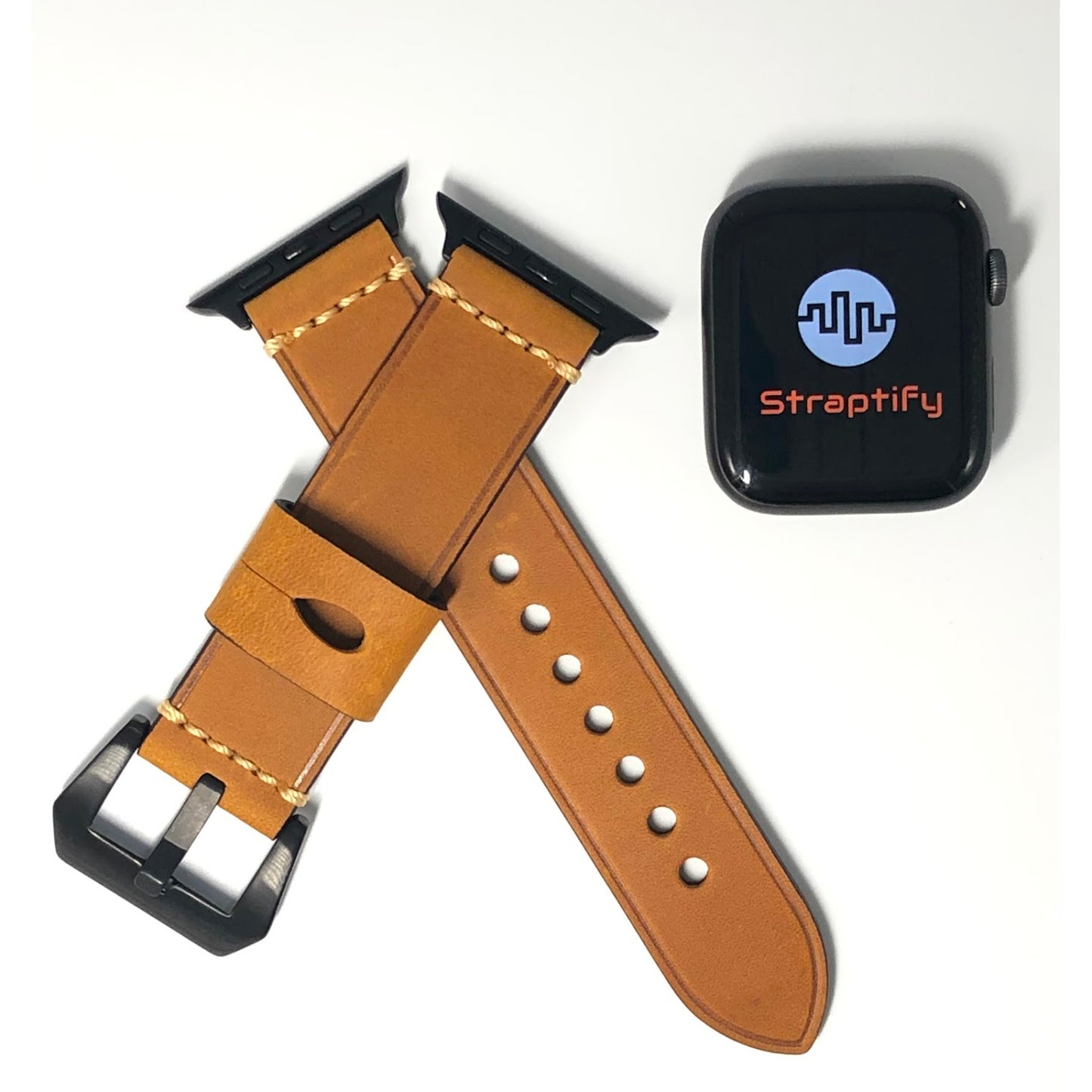 Vintage leather strap - Brown 復古真皮錶帶-棕色