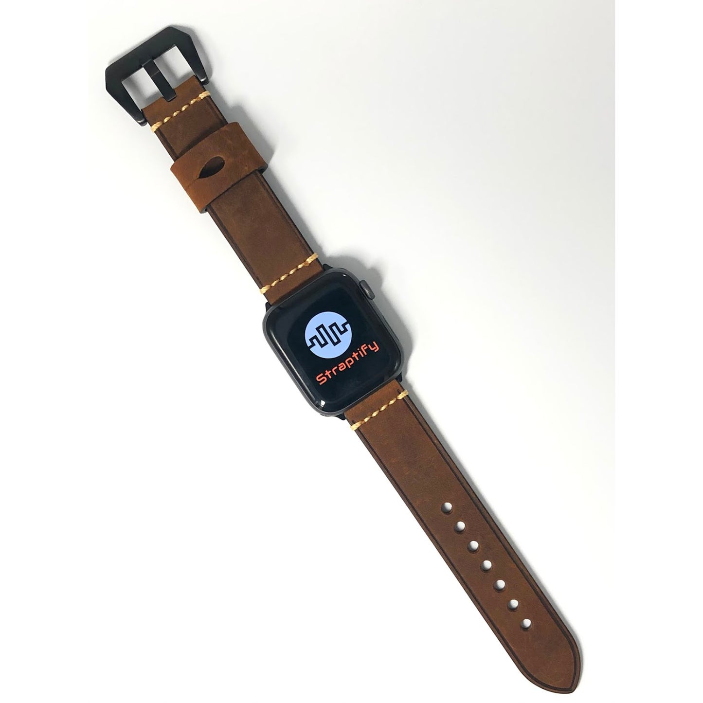 Vintage leather strap - Dark Brown 復古真皮錶帶-深棕色
