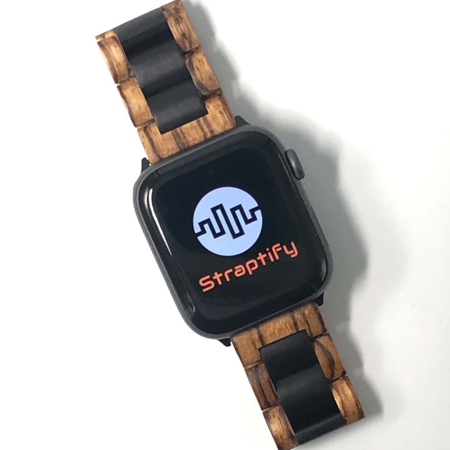 Zebra + ebony solid strap
斑馬+黑檀木實心錶帶