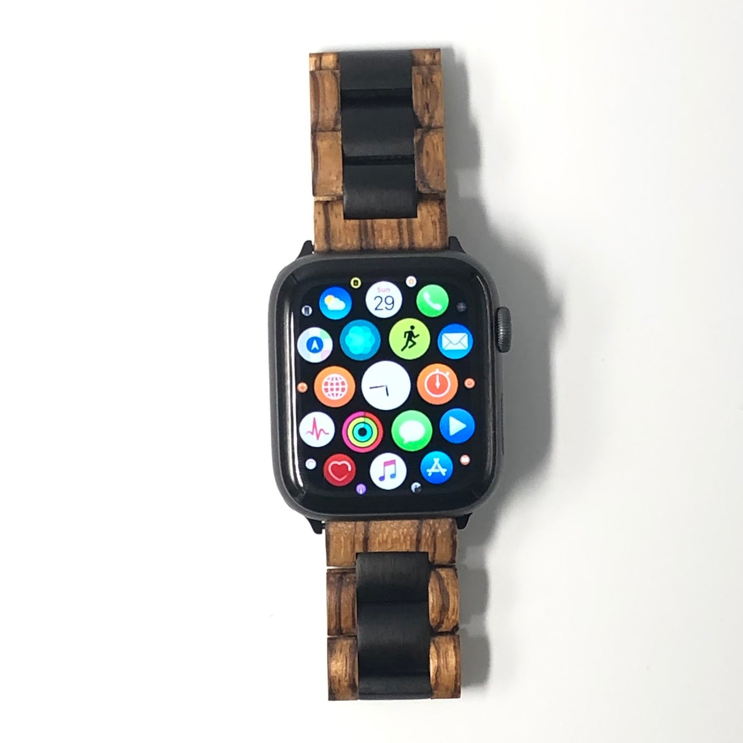 Zebra + ebony solid strap
斑馬+黑檀木實心錶帶