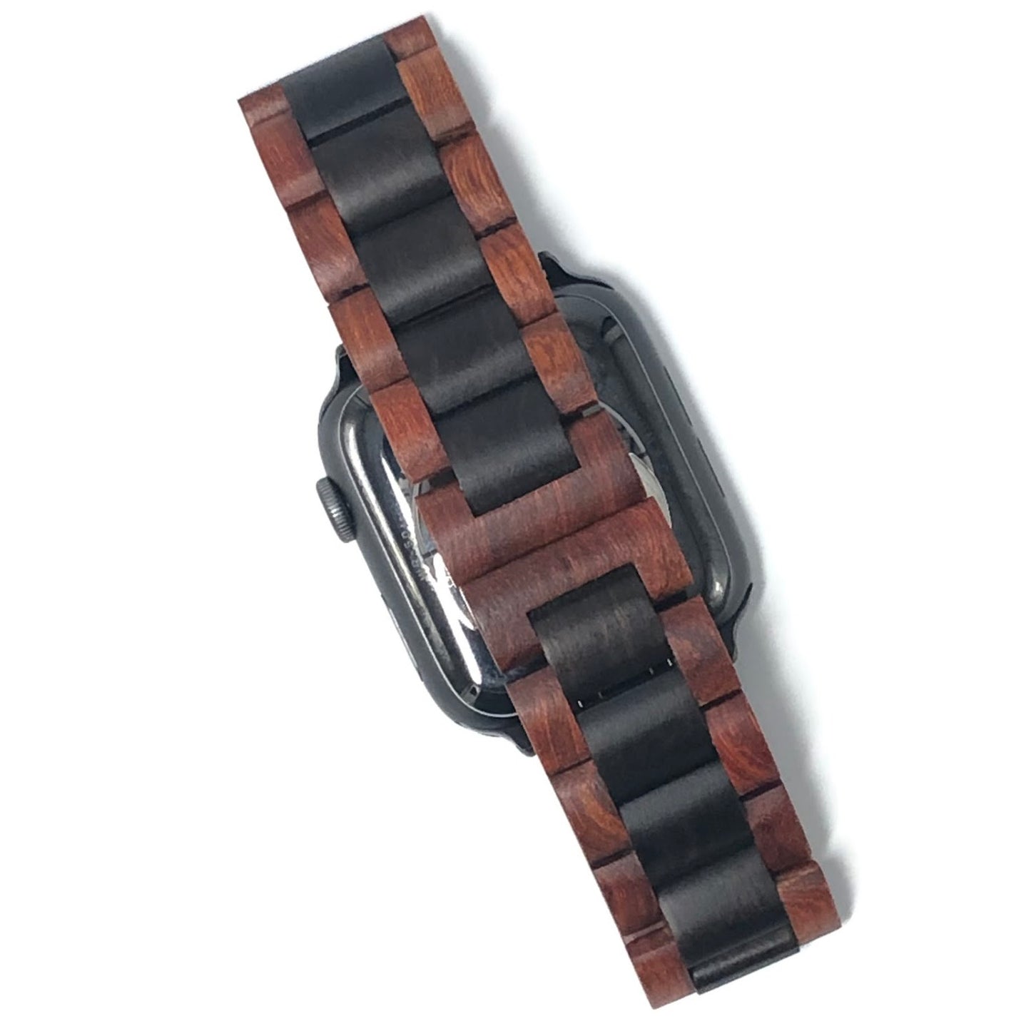 Red sandalwood + ebony solid strap
紅檀+黑檀木實心錶帶