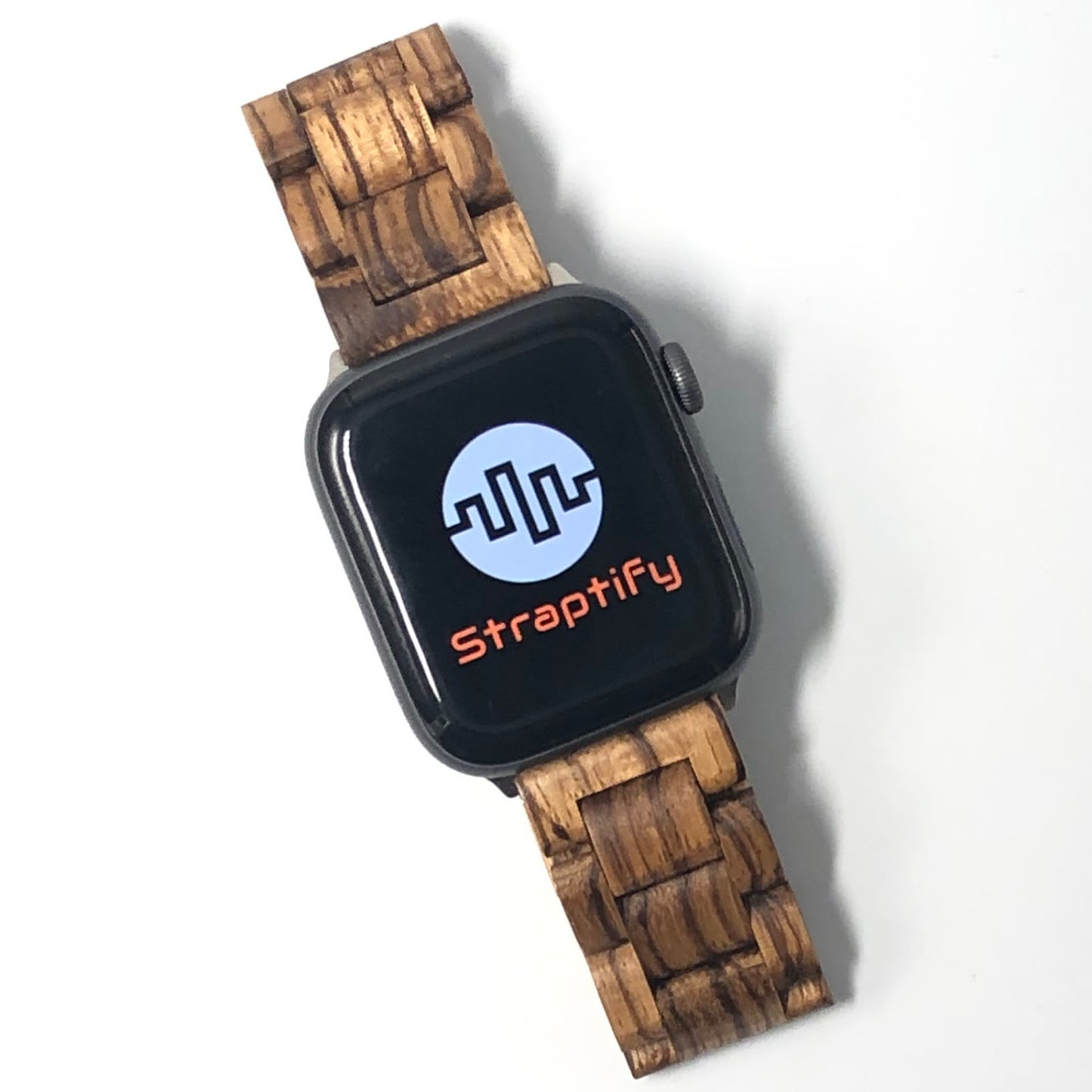 Zebra wood solid strap 斑馬木實心錶帶