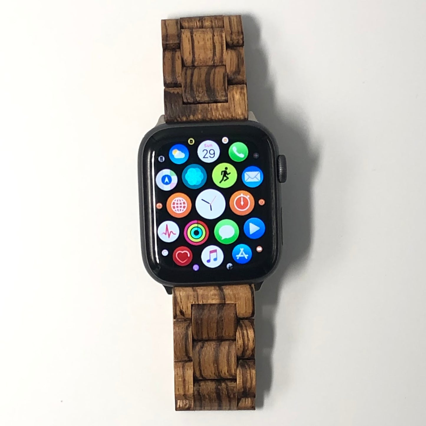 Zebra wood solid strap 斑馬木實心錶帶