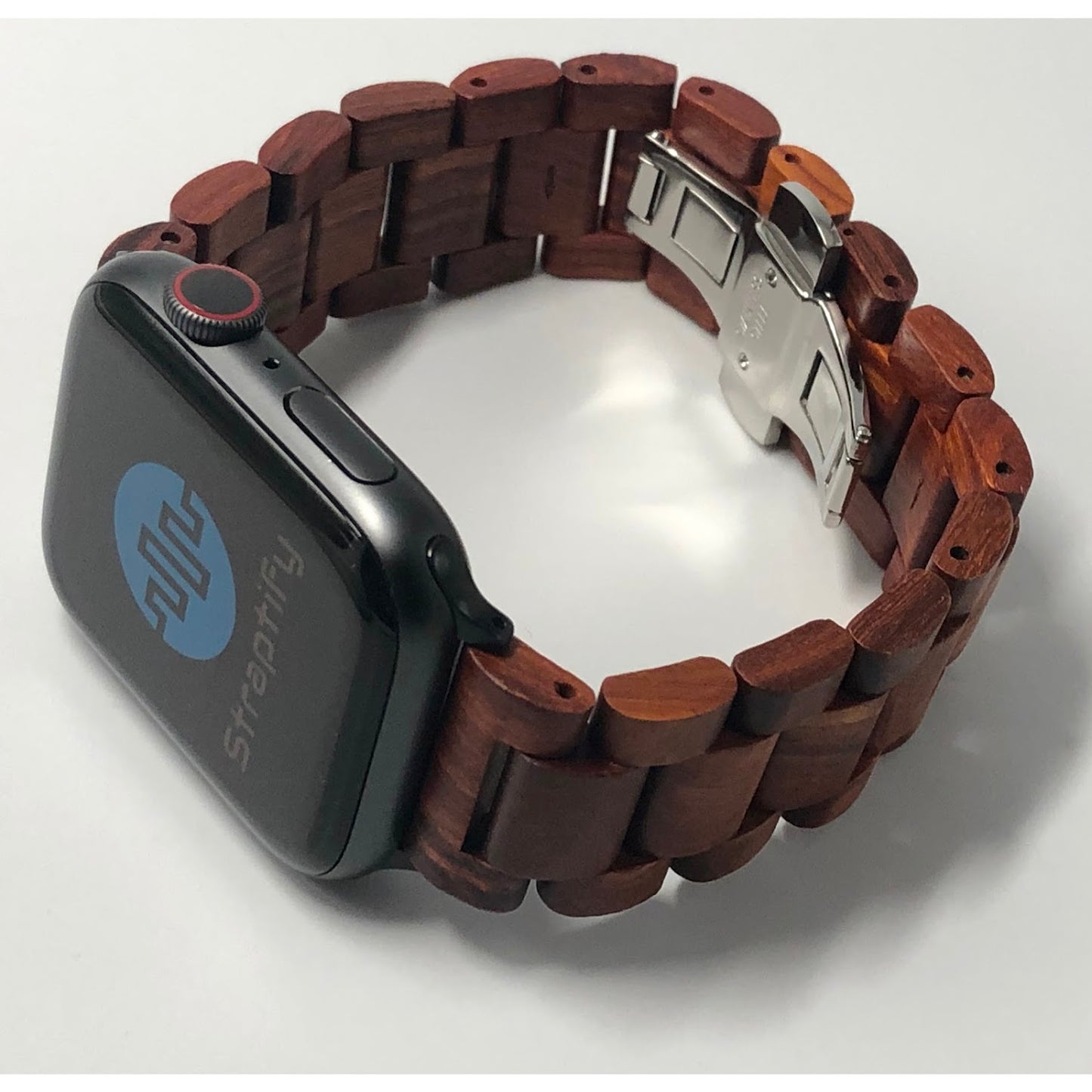 Rosewood solid strap 紅檀木實心錶帶