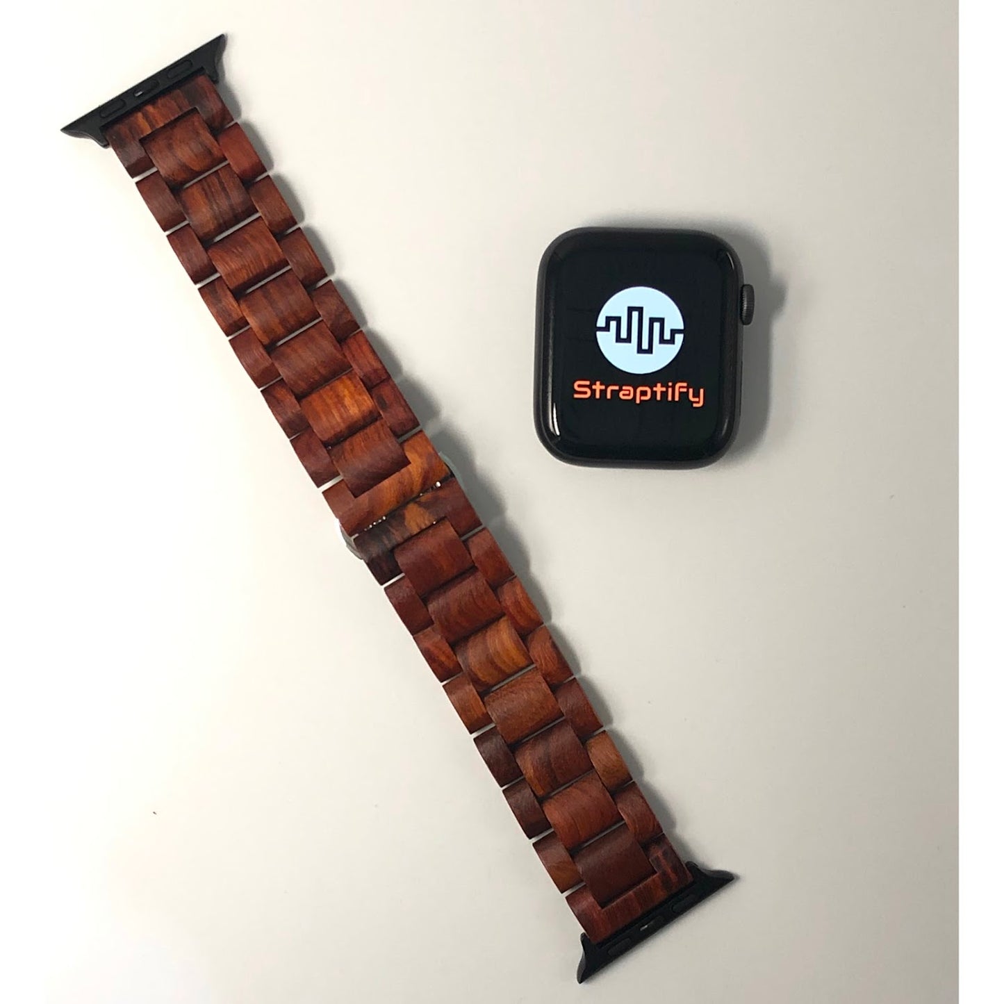 Rosewood solid strap 紅檀木實心錶帶