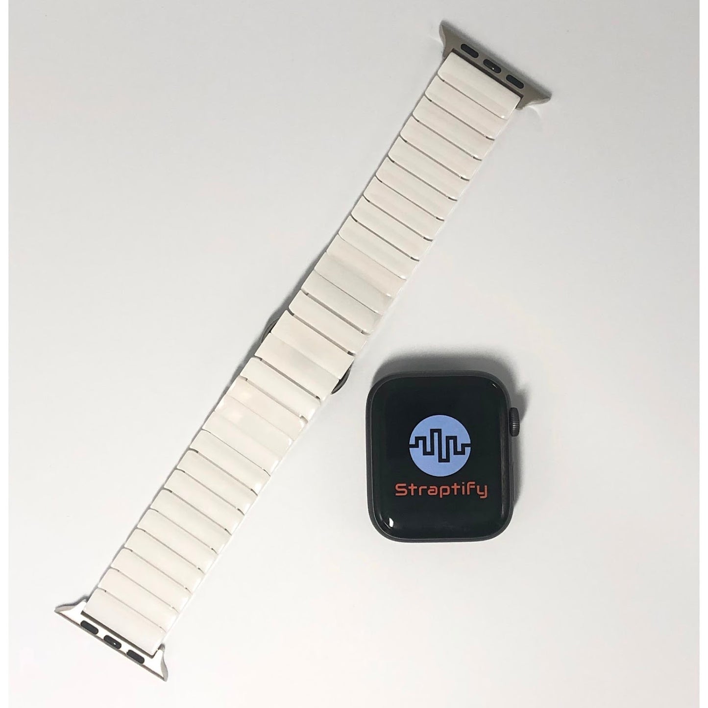 One Bead Ceramic Strap (white) 一珠陶瓷錶帶(白色)