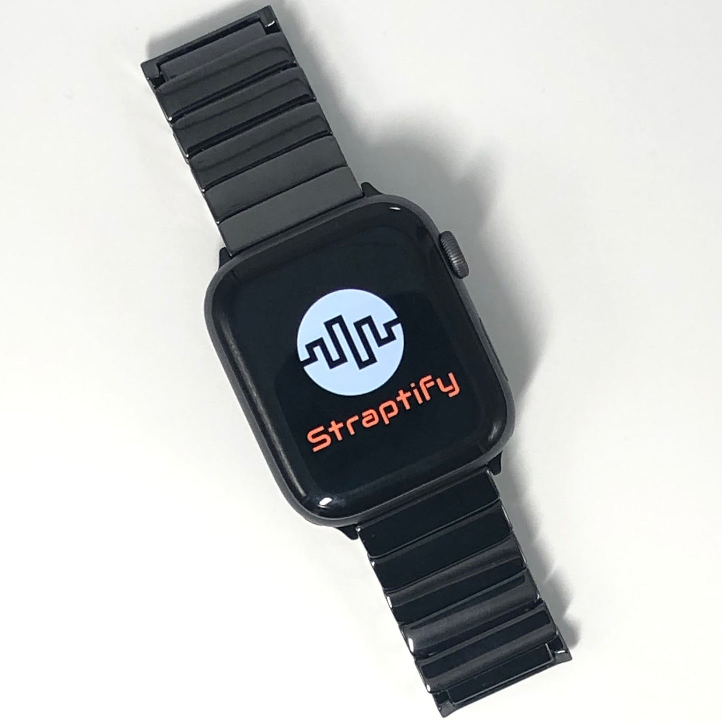 One Bead Bright Black Ceramic Strap
一珠亮黑陶瓷錶帶