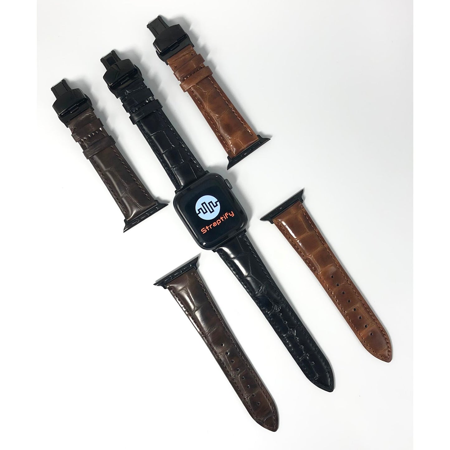 Classic Crazy Horse Oil Leather Butterfly Buckle Strap (Light Brown)
古典瘋馬油皮蝴蝶扣錶帶 (淺棕)