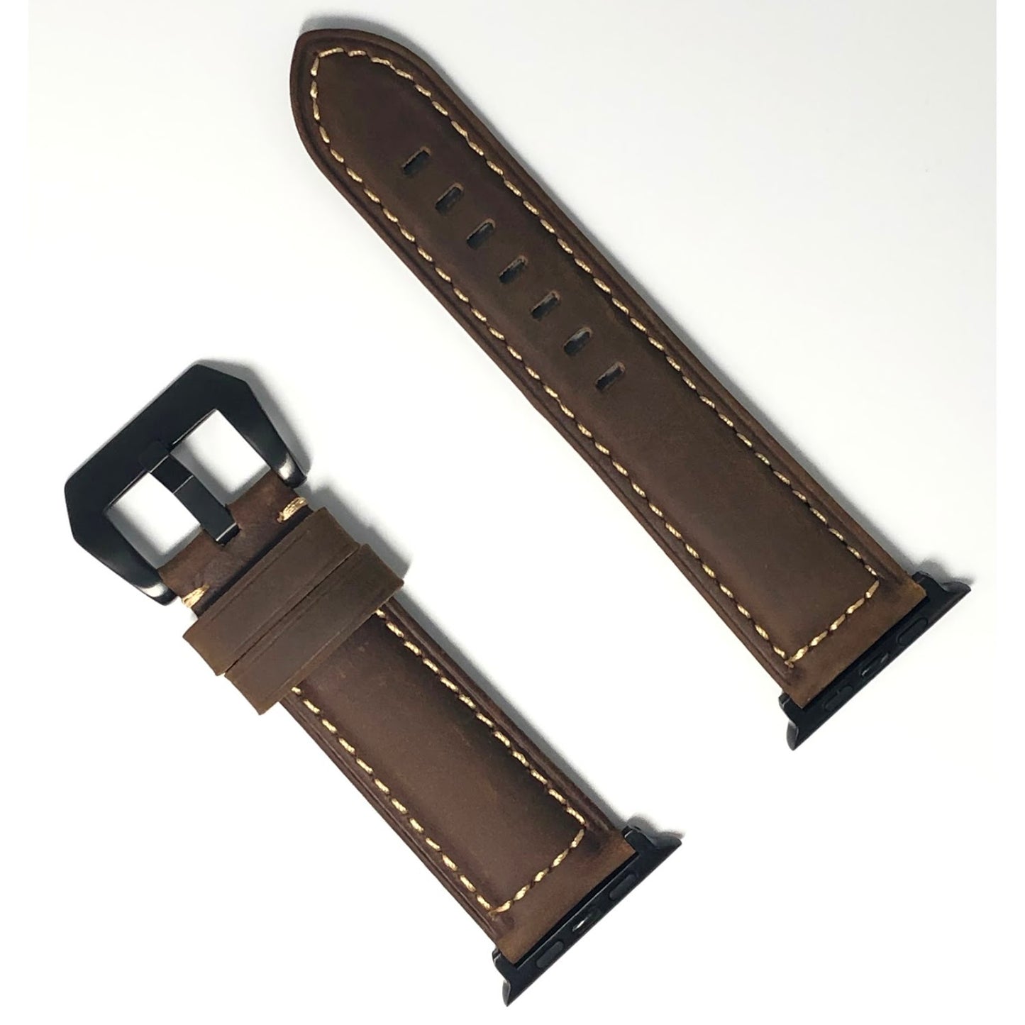 Froested leather strap - dark brown
磨砂面真皮錶带 - 深棕色