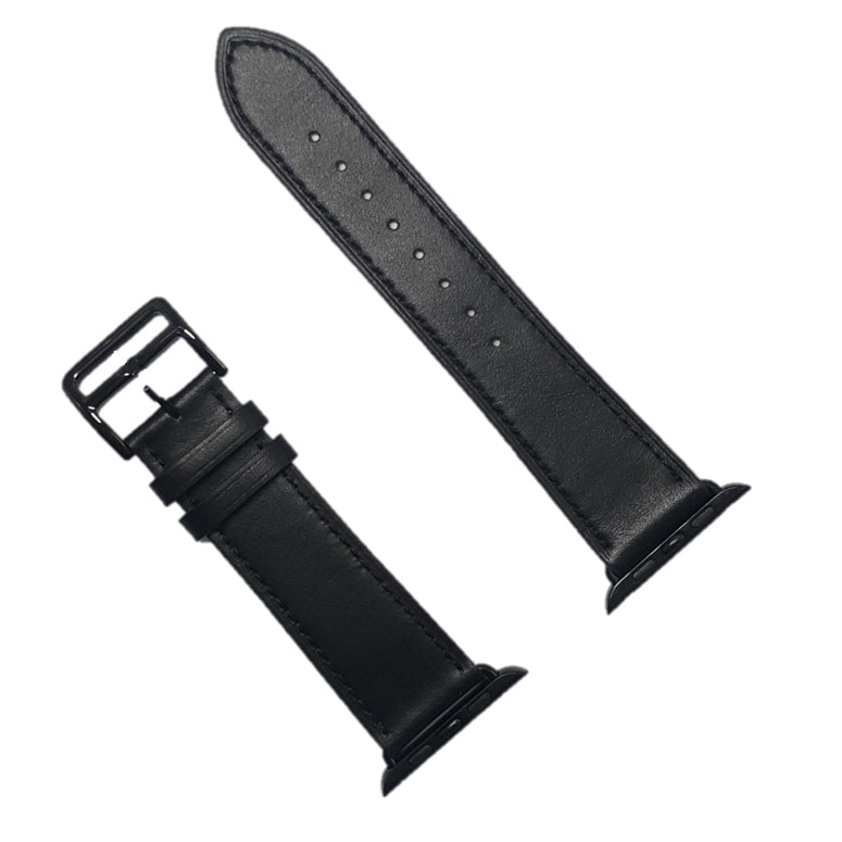 Single-loop leather strap - black
單圈真皮錶帶-黑色