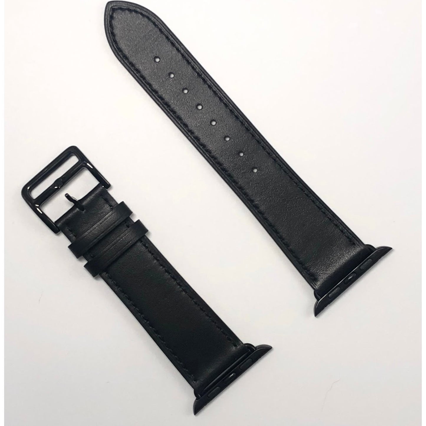 Single-loop leather strap - black
單圈真皮錶帶-黑色