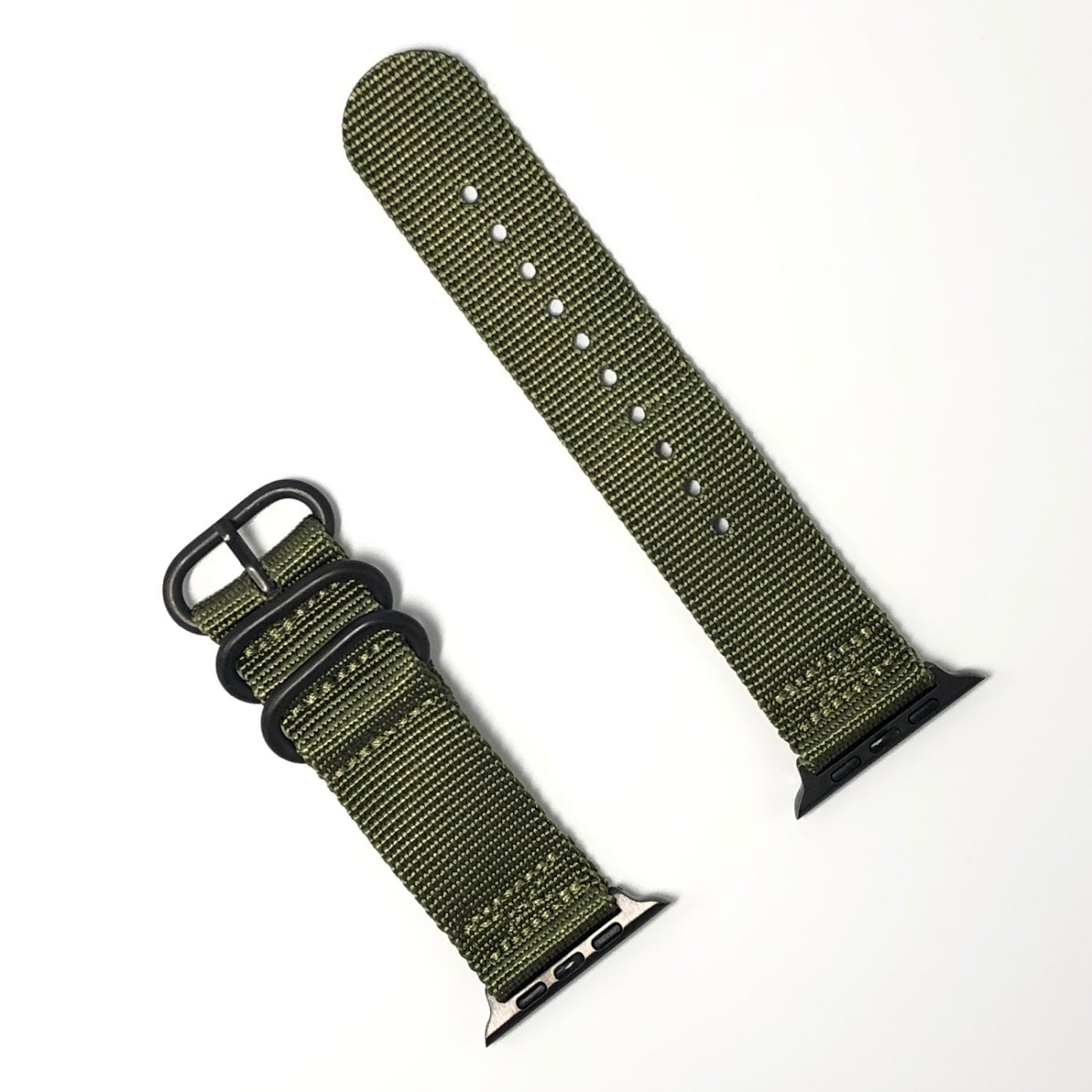 Nylon Apple Watch Strap - Army Green 尼龍蘋果錶帶 - 軍綠色