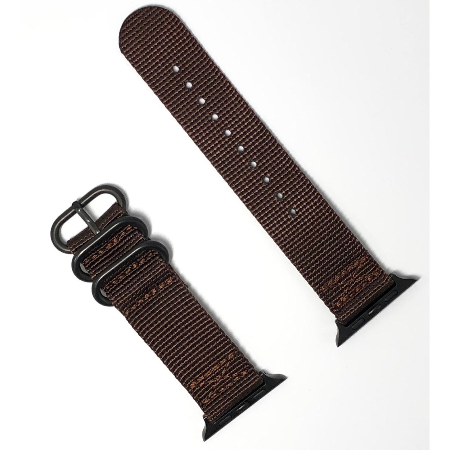Nylon Apple Watch Strap - dark brown 尼龍蘋果錶帶 - 深棕色