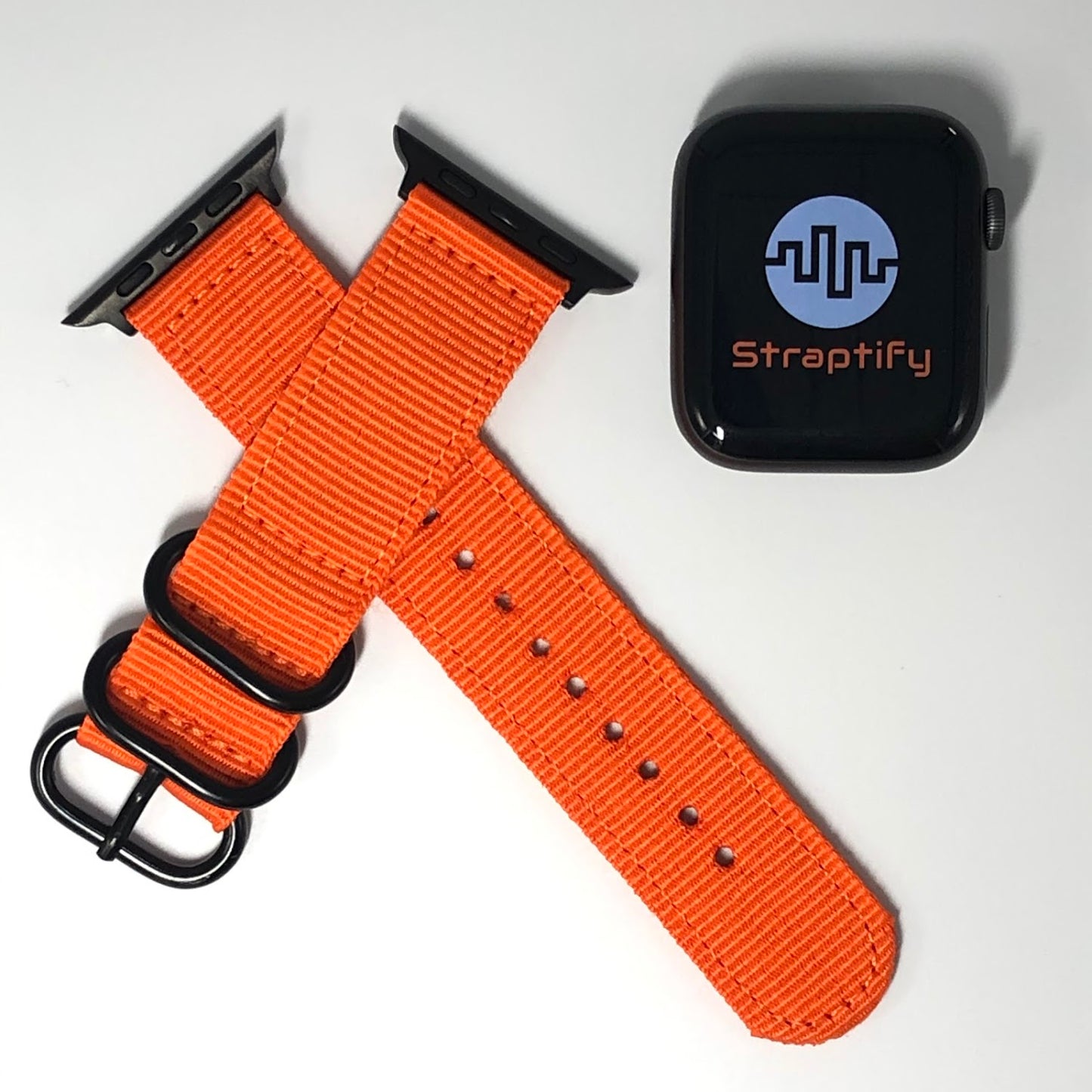 Nylon Apple Watch Strap - Orange 尼龍蘋果錶帶 - 橙色